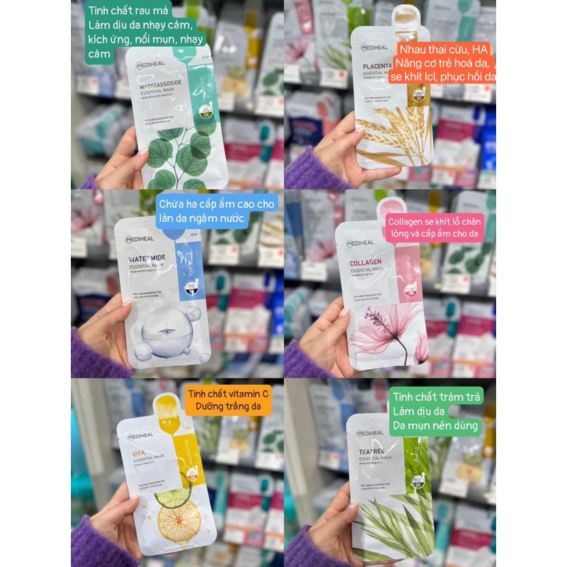 Mặt nạ Mediheal-MẪU MỚI 10 miếng VITA-hàn