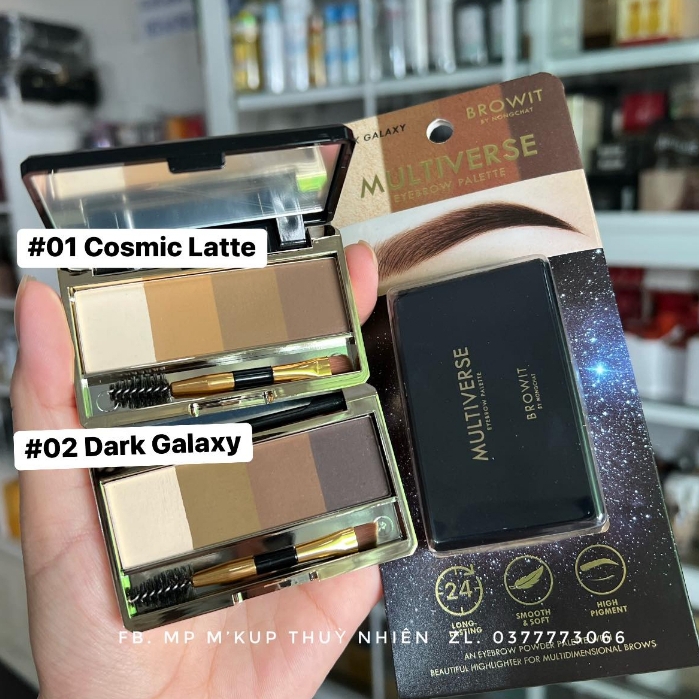 Bột tán chân mày NONGCHAT BROWIT - 4 màu-HÀN