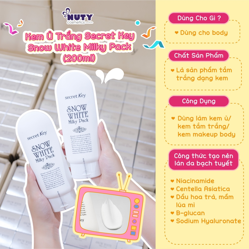 Kem Lên Tone Body - Snow white chai-hàn