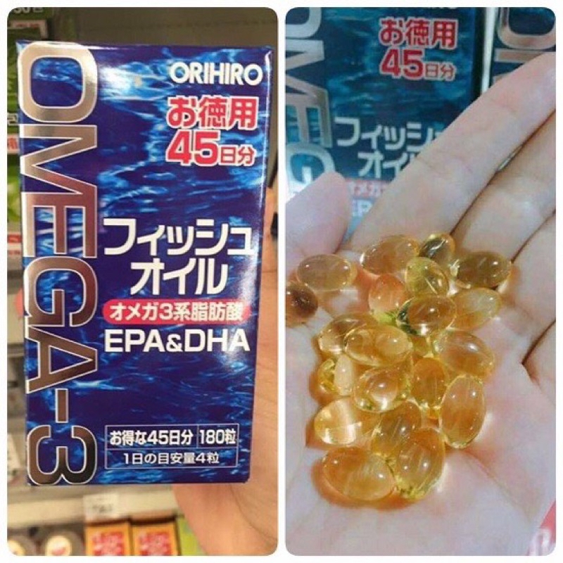 Dầu cá Omega 3 Orihiro Nhật Bản