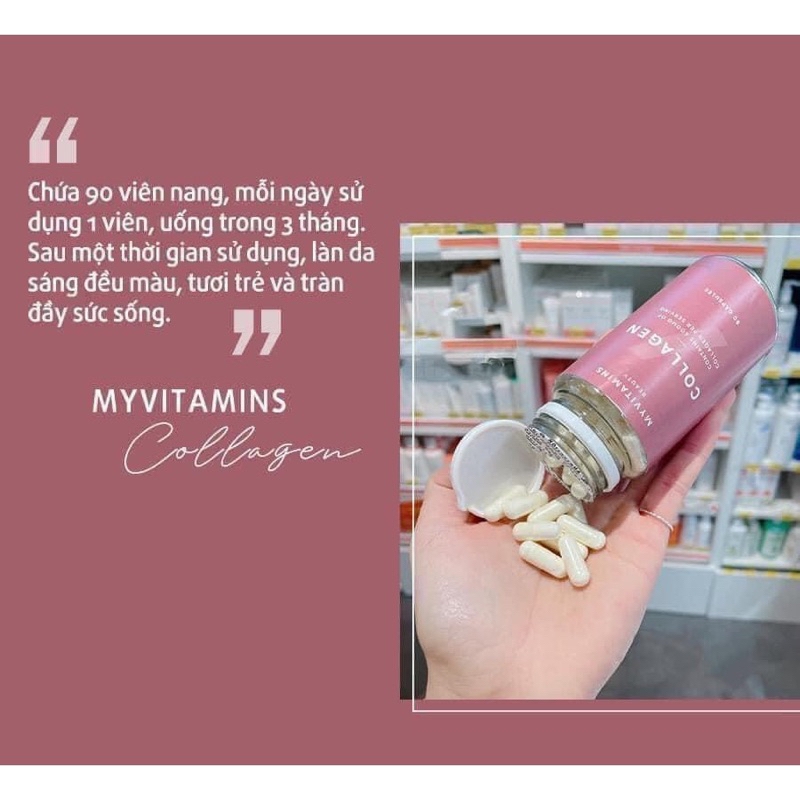 Collagen thuỷ phân Myvitamins 90v-pháp
