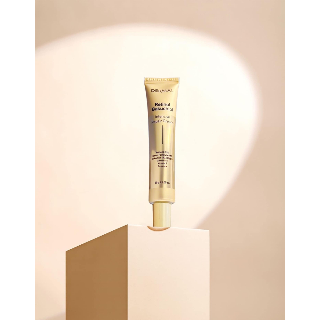 kem retinol bakuchiol mẫu mới -MÀU VÀNG-hàn