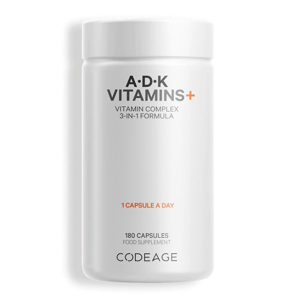 Viên Uống CodeAge ADK Vitamins - BeautyK Code Age Vitamin Tổng Hợp 180 viên, Hỗ Trợ Thị Lực, Bảo Vệ Tim Mạch Từ Mỹ