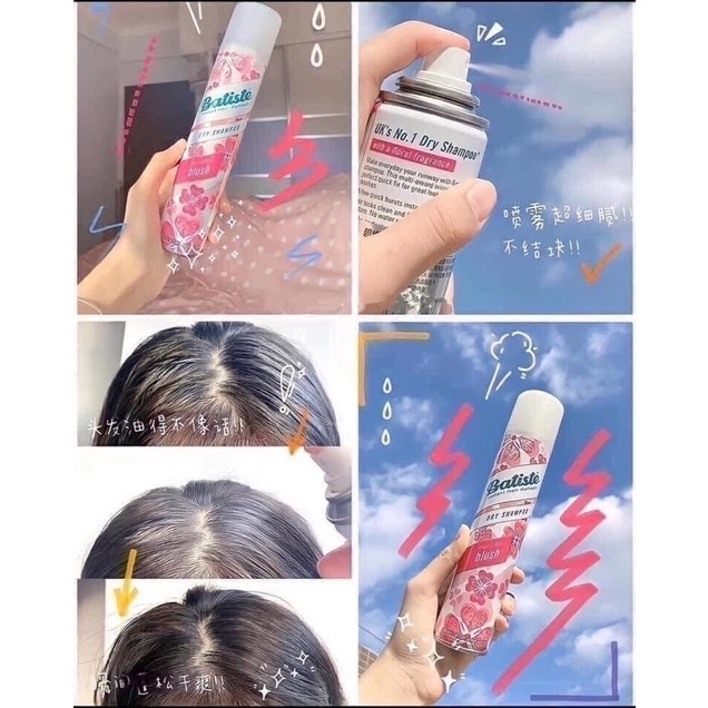 Dầu gội khô Batista - 200ml-uk