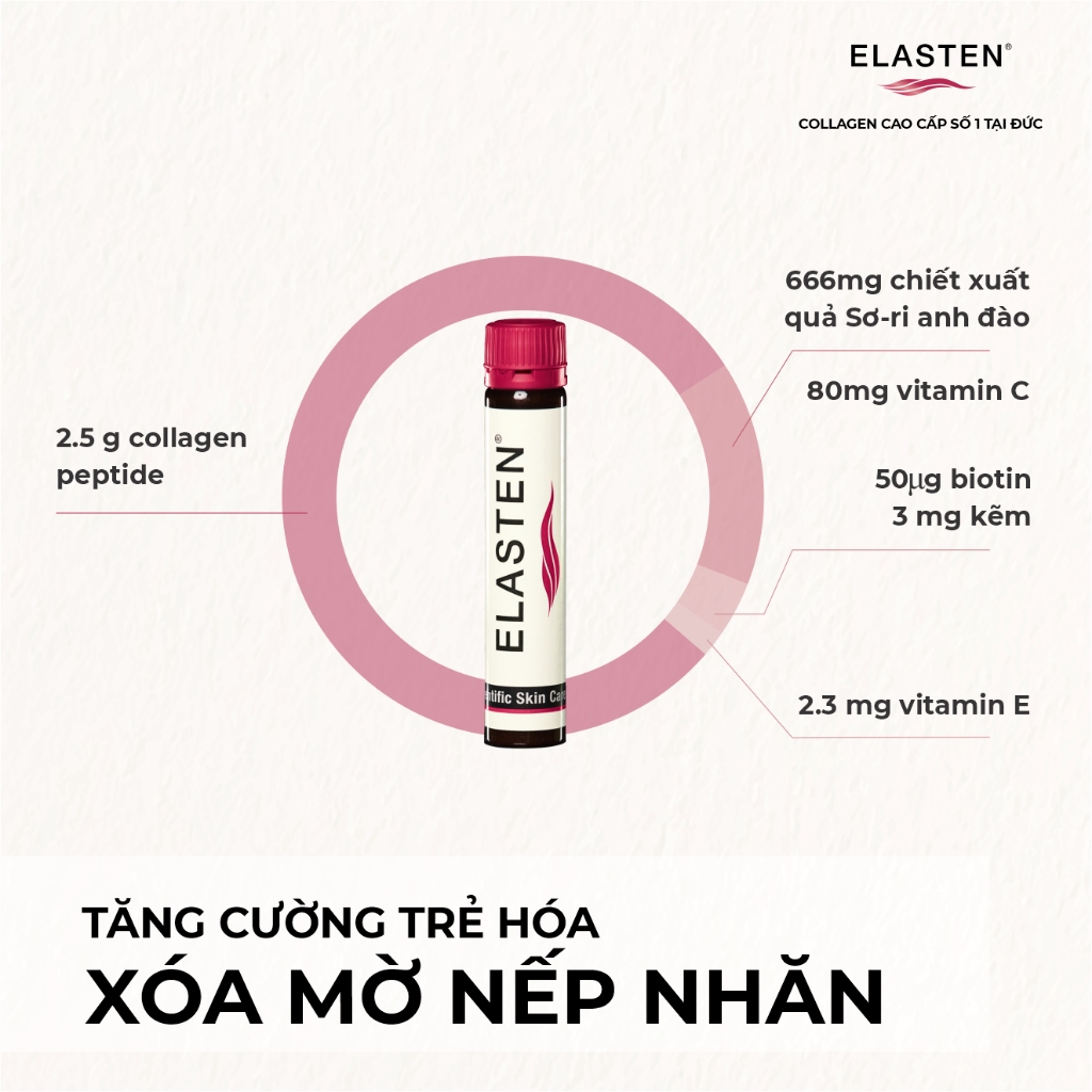 Collagen uống Elasten 28 ống-đức