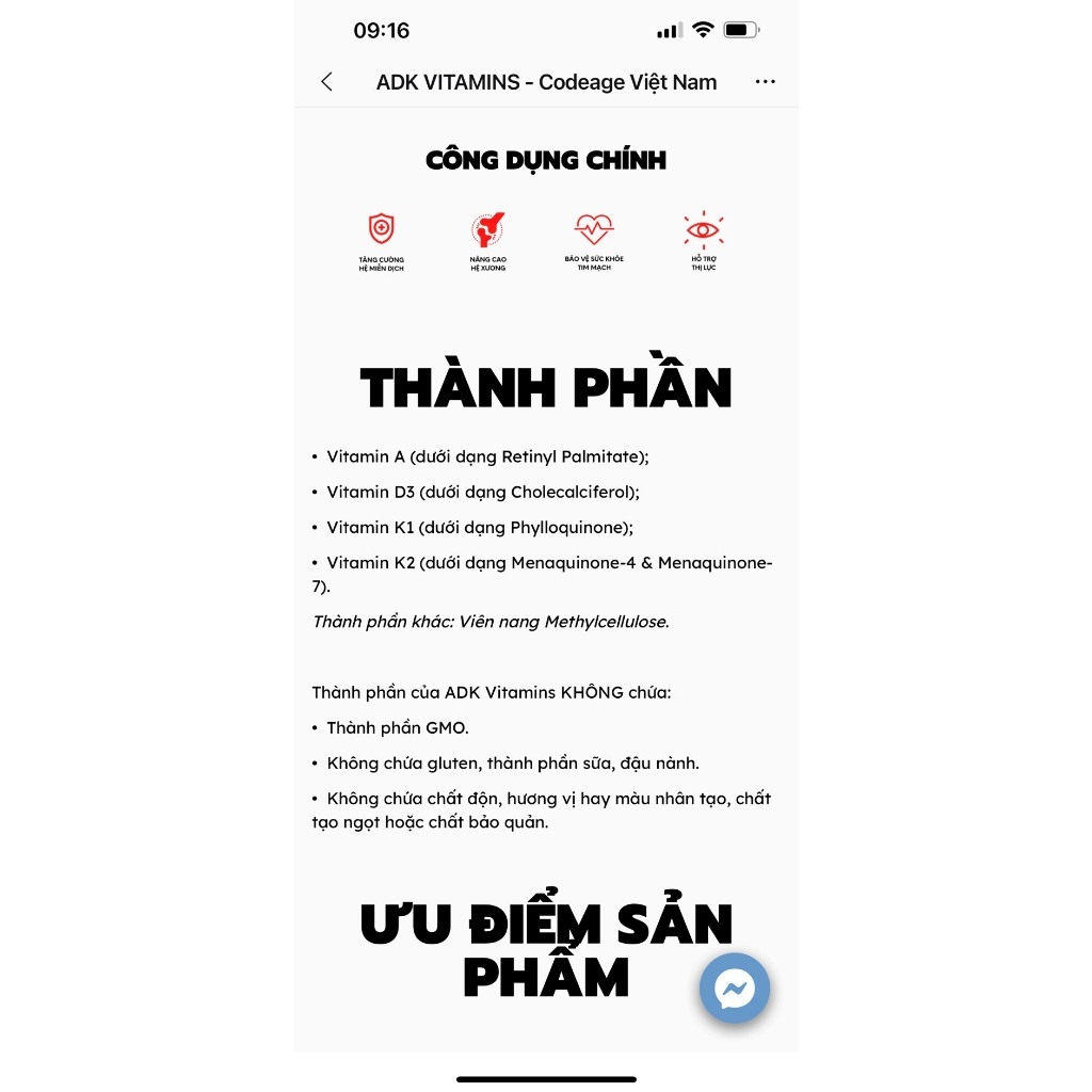 Viên Uống CodeAge ADK Vitamins - BeautyK Code Age Vitamin Tổng Hợp 180 viên, Hỗ Trợ Thị Lực, Bảo Vệ Tim Mạch Từ Mỹ