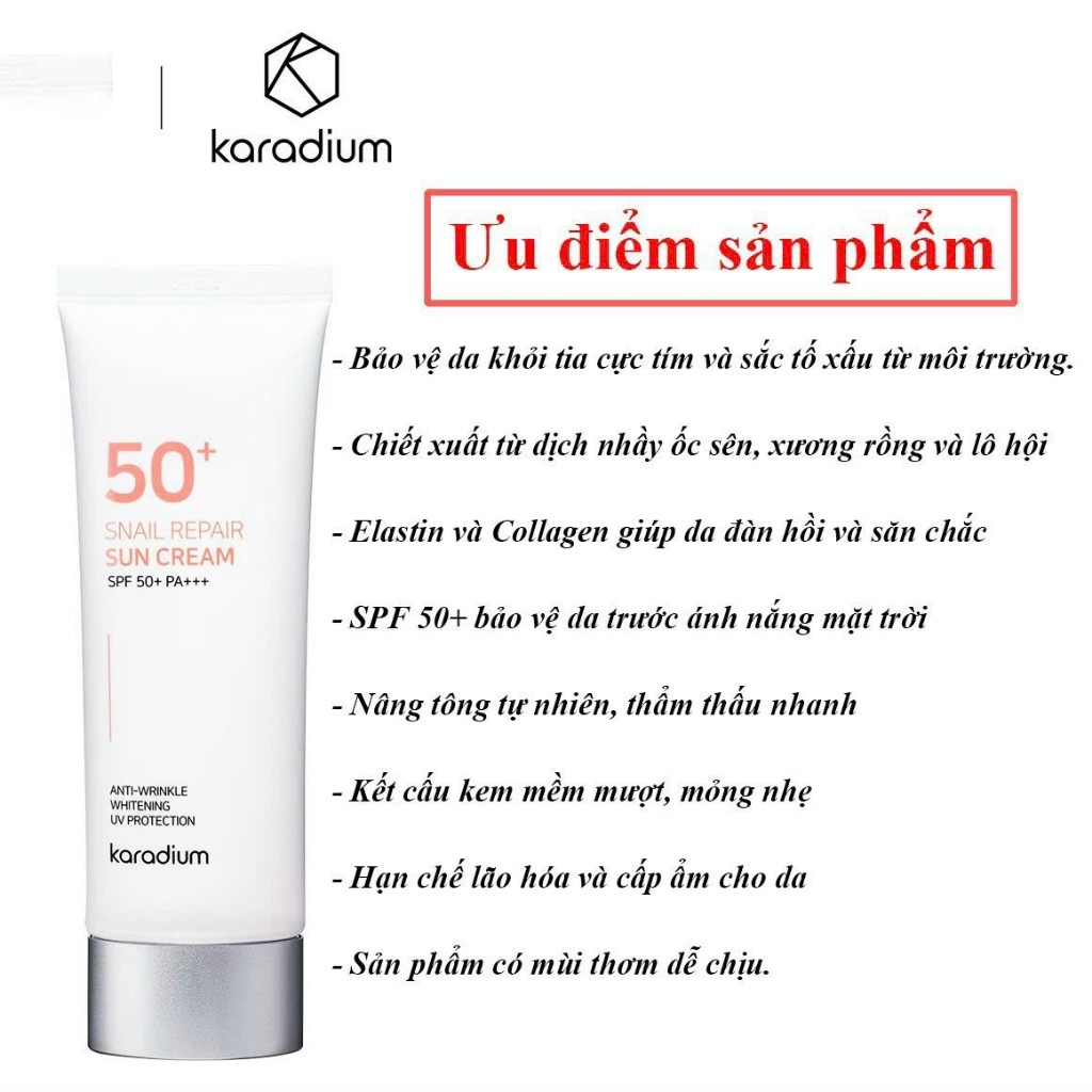 Kem chống nắng Karadium-HÀN
