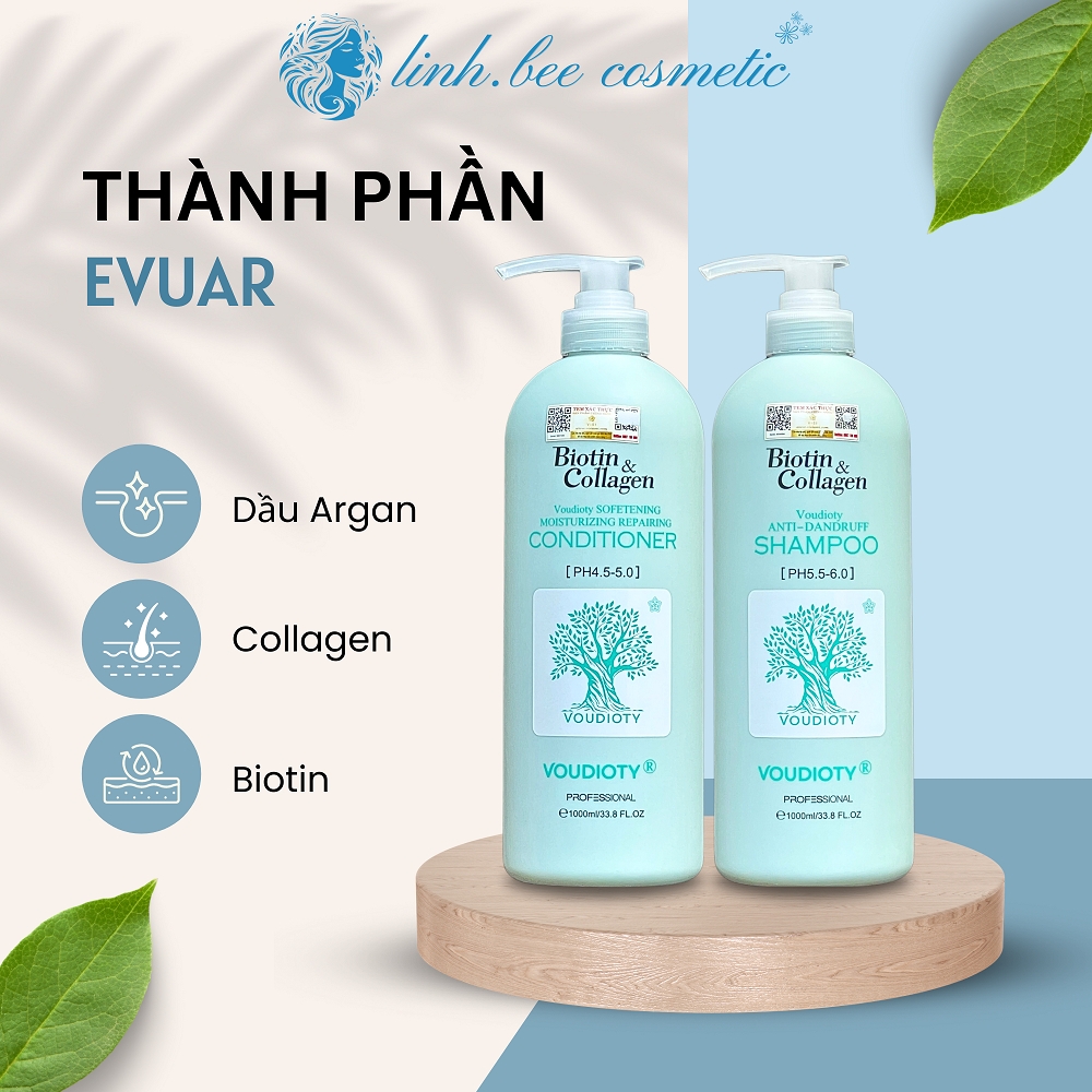 CẶP DẦU GỘI XẢ CÔNG TY- BIOTIN COLLAGEN 500ml -MẪU MỚI 4 MÀU -Ý