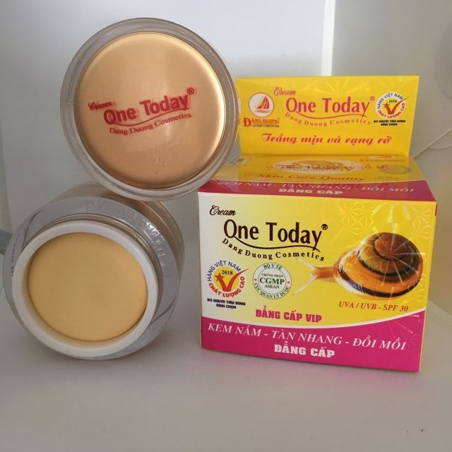 Kem ốc sên one today nám tàn nhang đồi mồi Đẳng Cấp VIP 30g mỹ phẩm Đăng Dương chính hãng