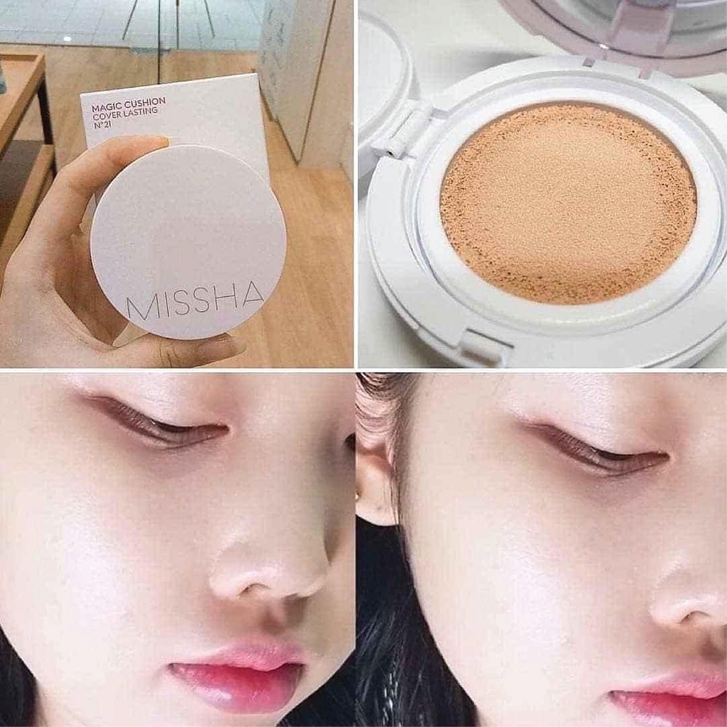 Phấn nước Missha Magic Cushion 1 lõi VỎ HỒNG-hàn