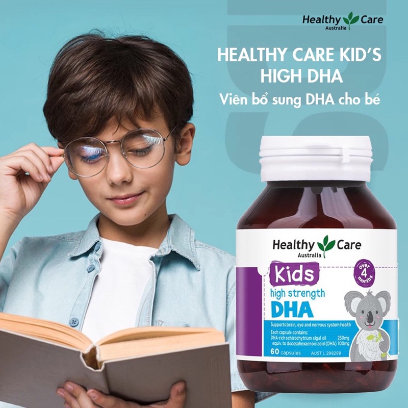 Viên bổ sung DHA Healthy Care của Úc (60 viên)