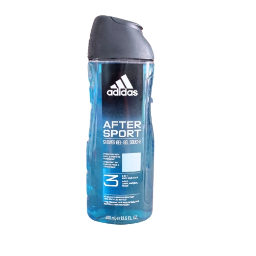 Dầu gội sữa tắm sữa rửa mặt Adidas 3 trong 1 tắm gội toàn thân 400ml Châu Âu