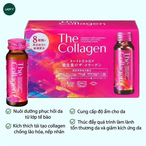 Nước uống The Collagen Nhật Bản ( Hộp màu đỏ)-nhật