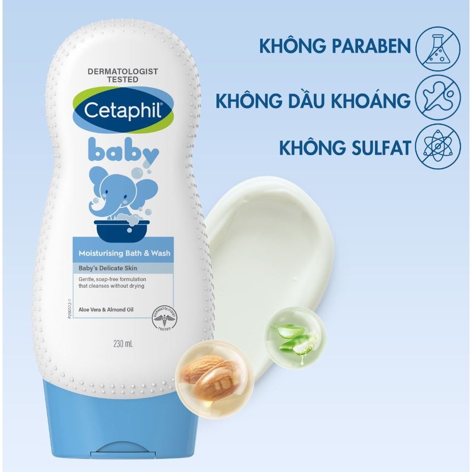 sữa tắm cetaphil - 230ml-pháp