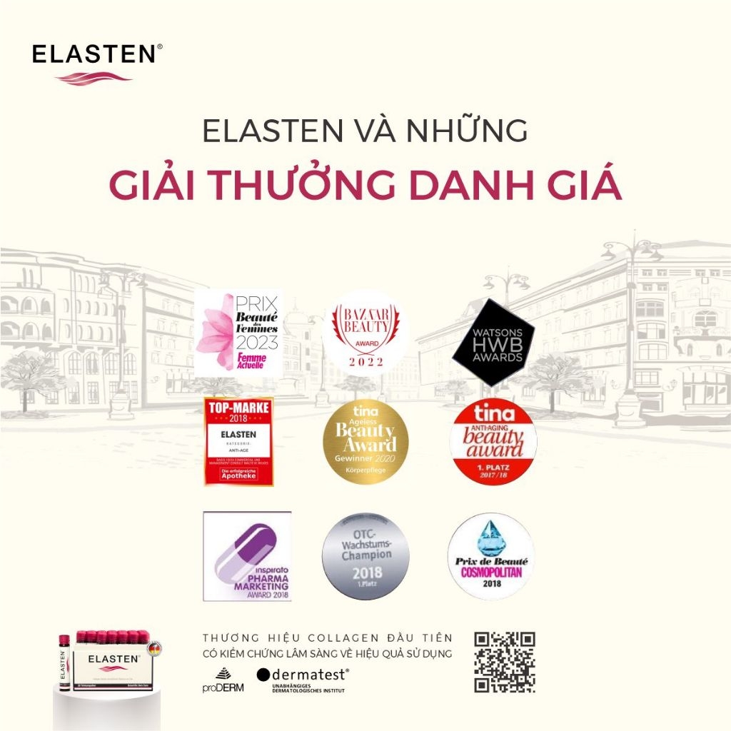 Collagen uống Elasten 28 ống-đức