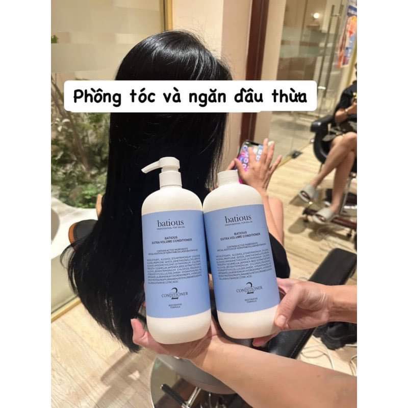 Cặp Dầu Gội Xả Batious -960ml Ngăn Ngừa Giảm Rụng Tóc. Dầu Gội Xả Mượt Tóc, Nhanh Mọc Tóc Nhanh-uk