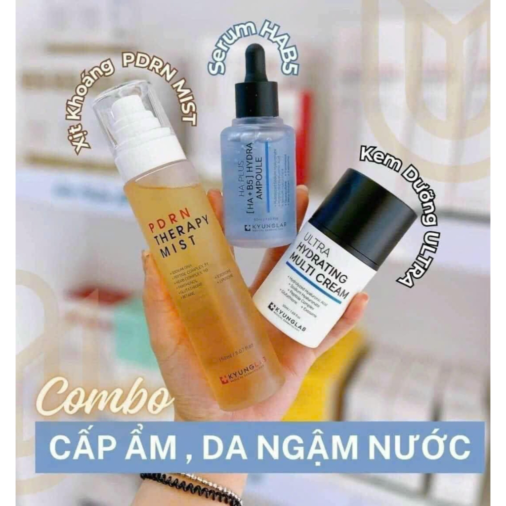 Xịt Khoáng Tế Bào Gốc Dưỡng ẩm Kyung Lab PDRN Therapy Mist 150ml làm dịu da tức thì.-hàn