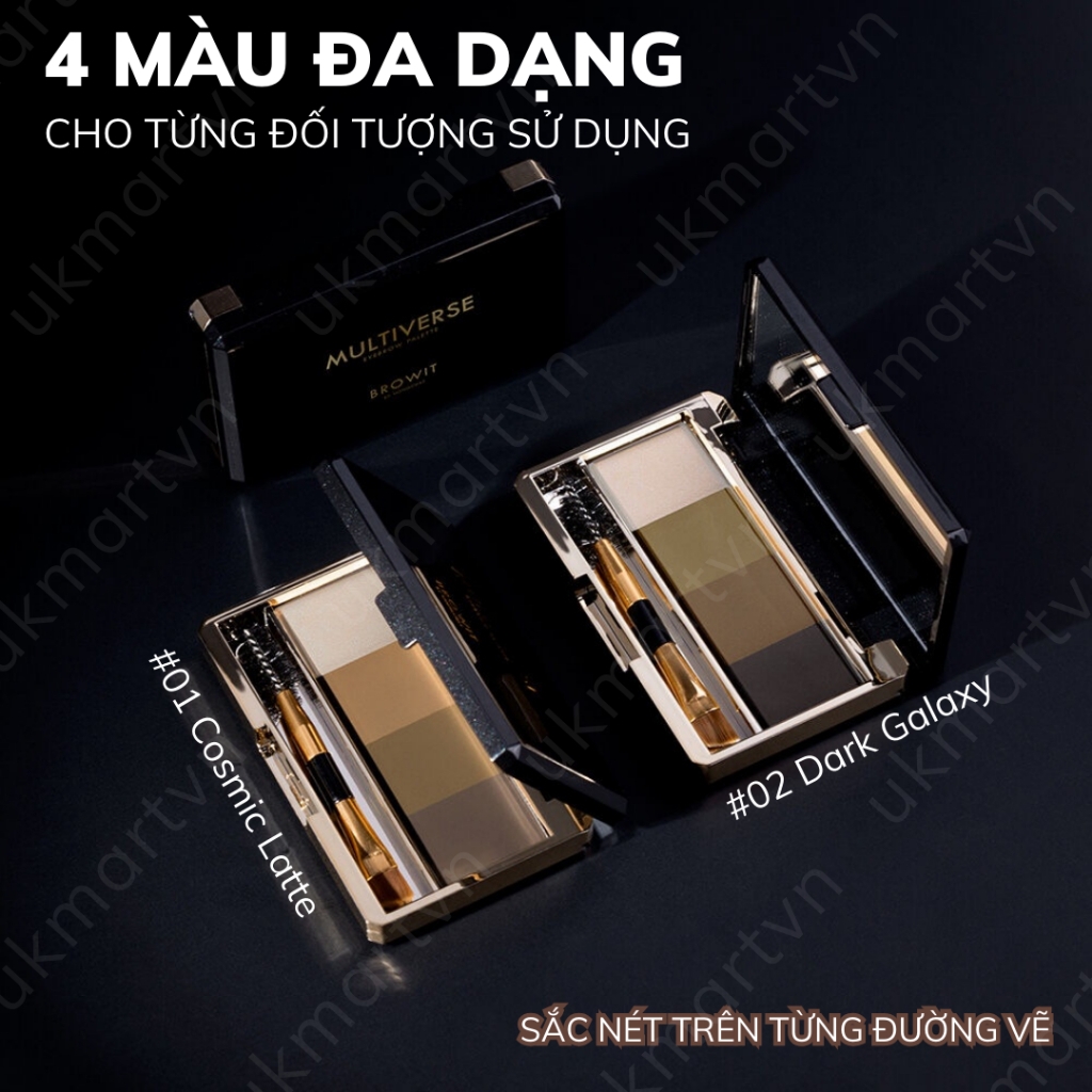 Bột tán chân mày NONGCHAT BROWIT - 4 màu-HÀN