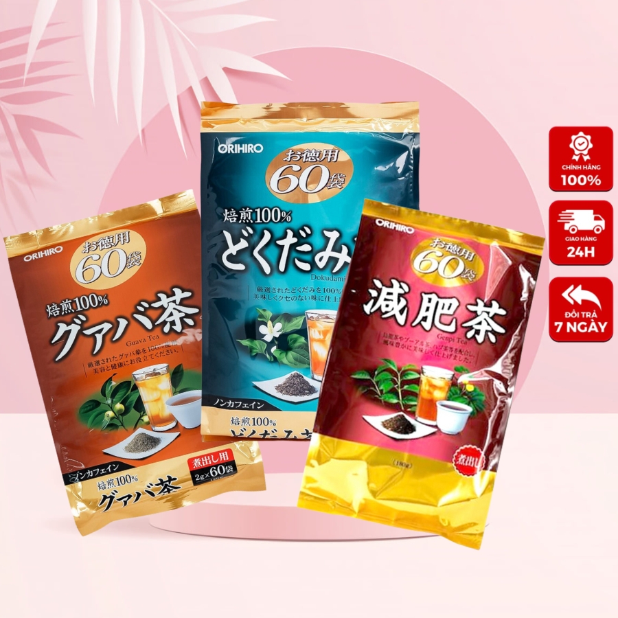 Trà thải độc ổi Orihiro 60 túi-nhât