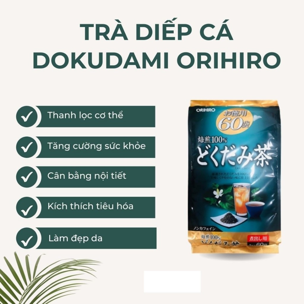 Trà thải độc ổi Orihiro 60 túi-nhât