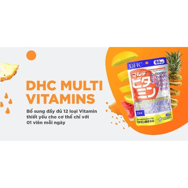 Viên uống DHC - Bổ sung Vitamin tổng hợp 60 viên-nhật