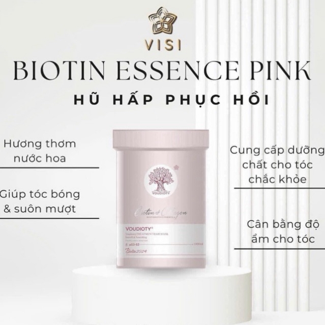 Ủ Tóc Biotin Essence HỒNG 500ml-Ý
