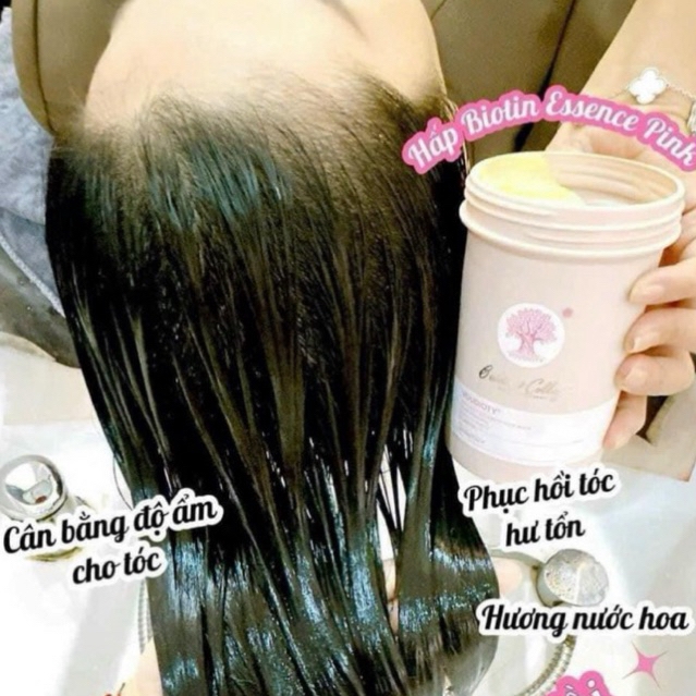 Ủ Tóc Biotin Essence HỒNG 500ml-Ý