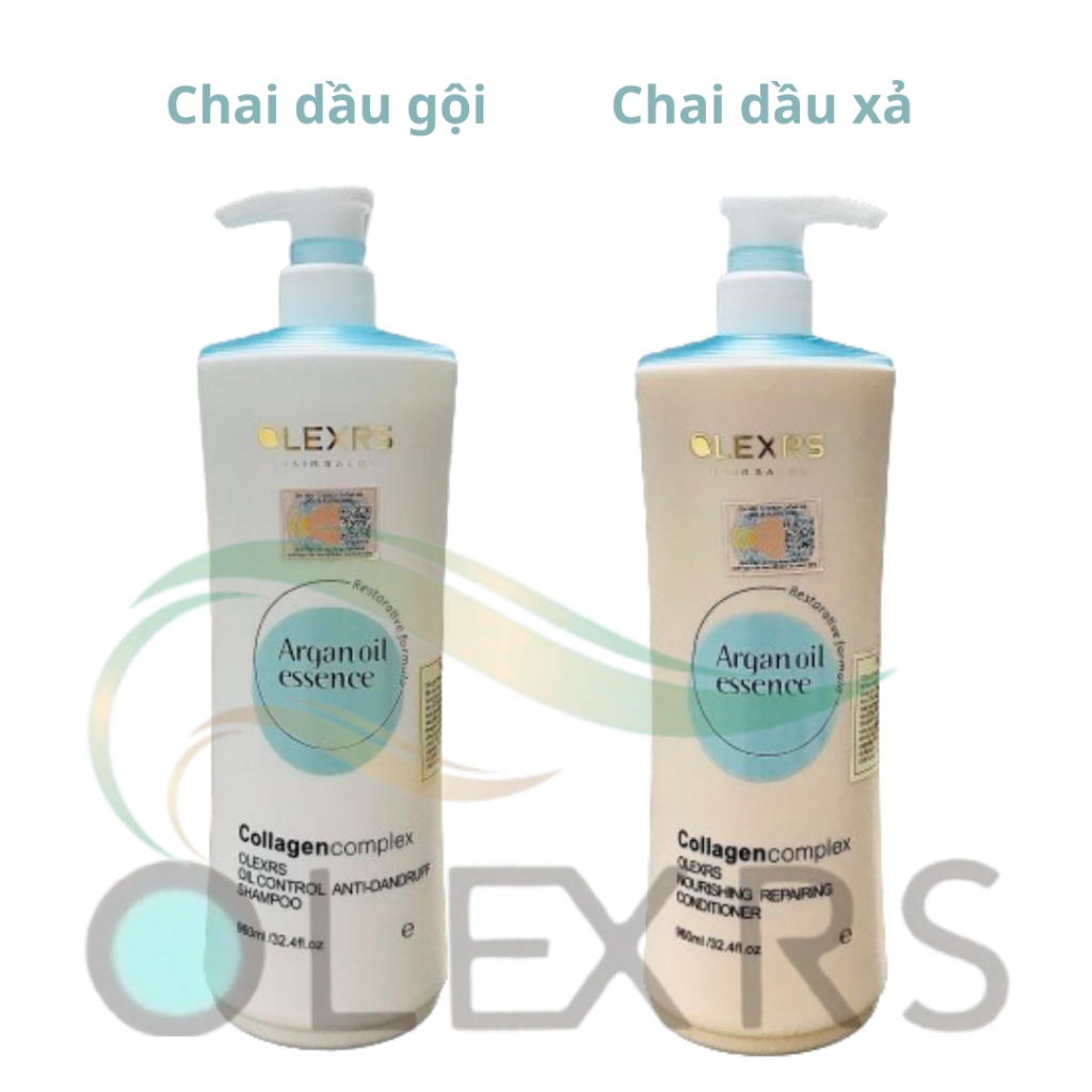 2024 CẶP OLEXRS GỘI + XẢ TO 960ml-anh