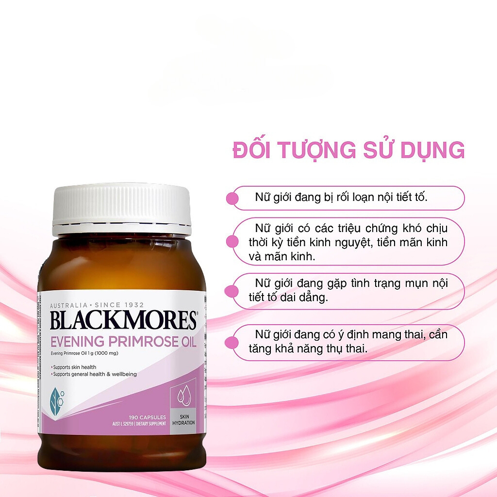 Tinh dầu hoa anh thảo – Blackmores Evening Primrose 190 viên-úc