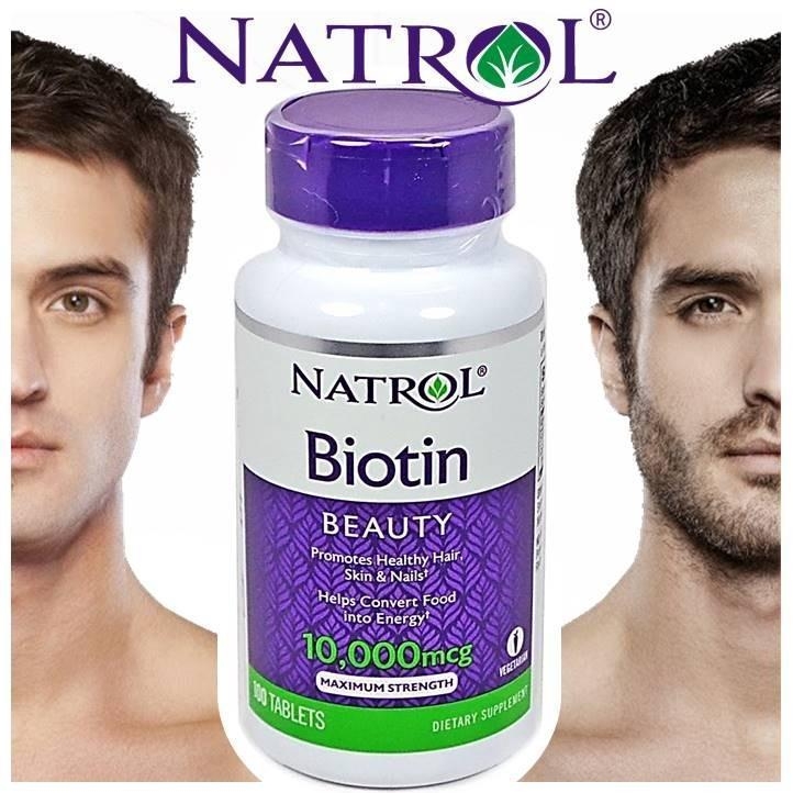 Viên uống mọc tóc Natrol Biotin 10000mg-mỹ