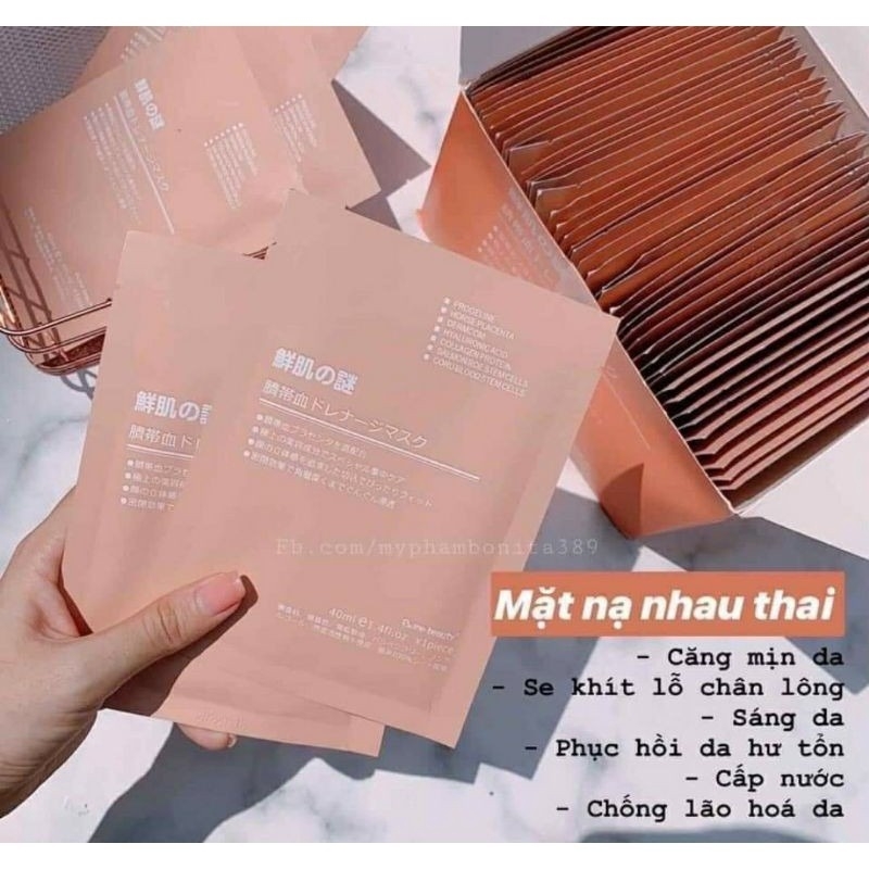 Mặt nạ nhau thai- HỘP 50 miếng-50 miếng-hàn