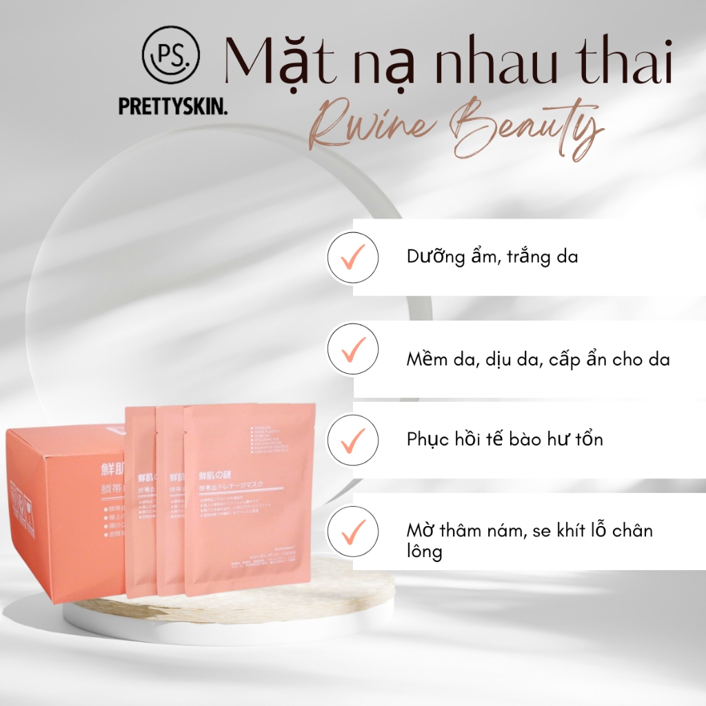 Mặt nạ nhau thai- HỘP 50 miếng-50 miếng-hàn