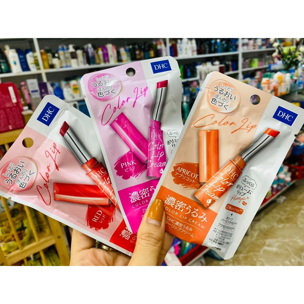 Son dưỡng có màu DHC Color Lip Cream-nhật