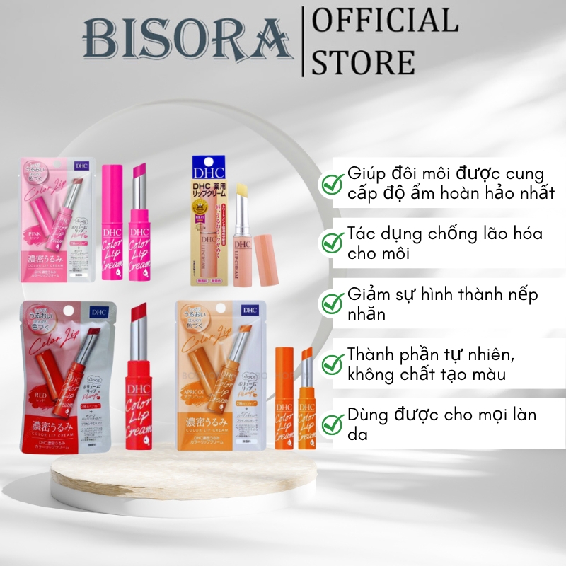Son dưỡng có màu DHC Color Lip Cream-nhật