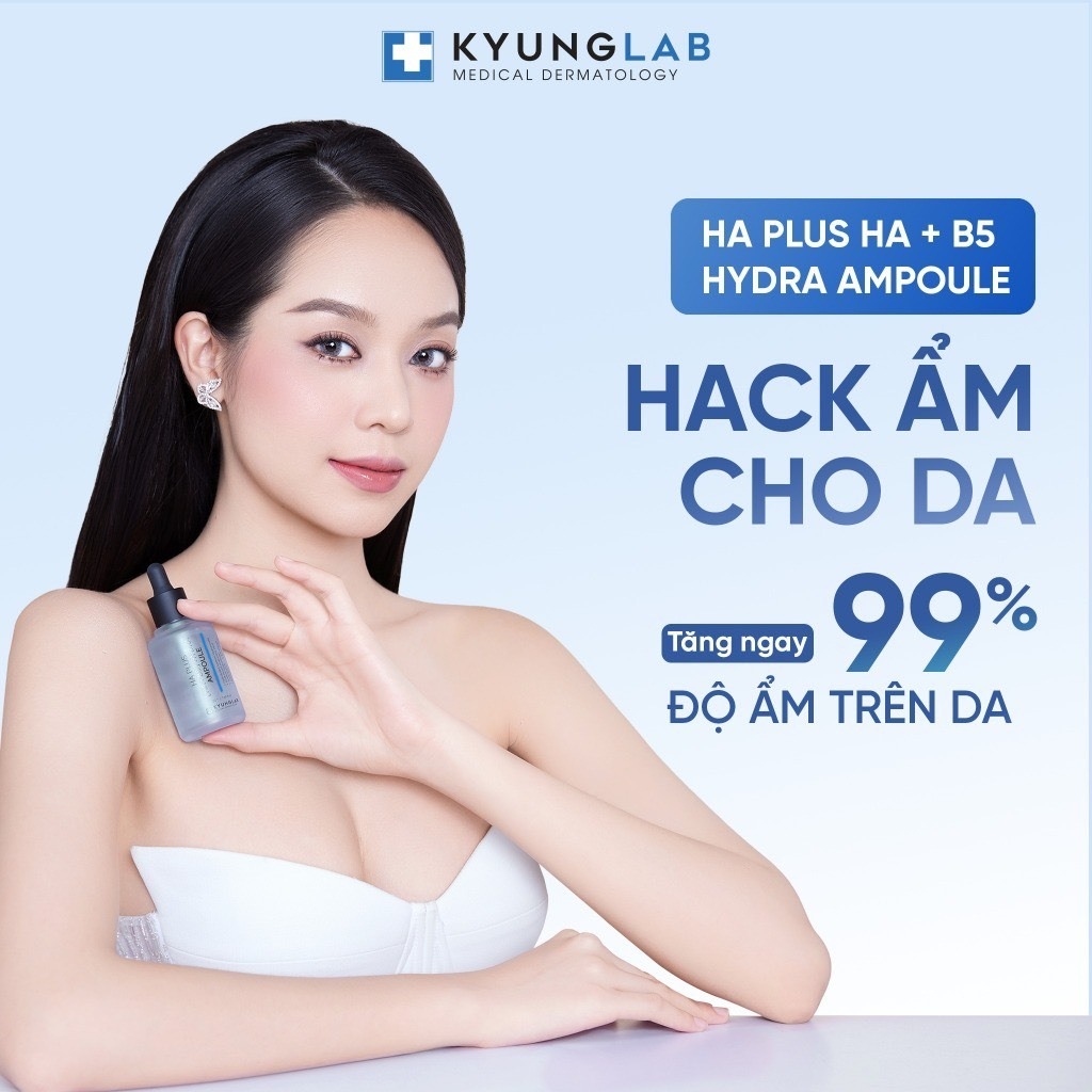 Serum HA B5 KyungLab Hydra Ampoule cấp ẩm cấp nước căng bóng sáng da 50ML