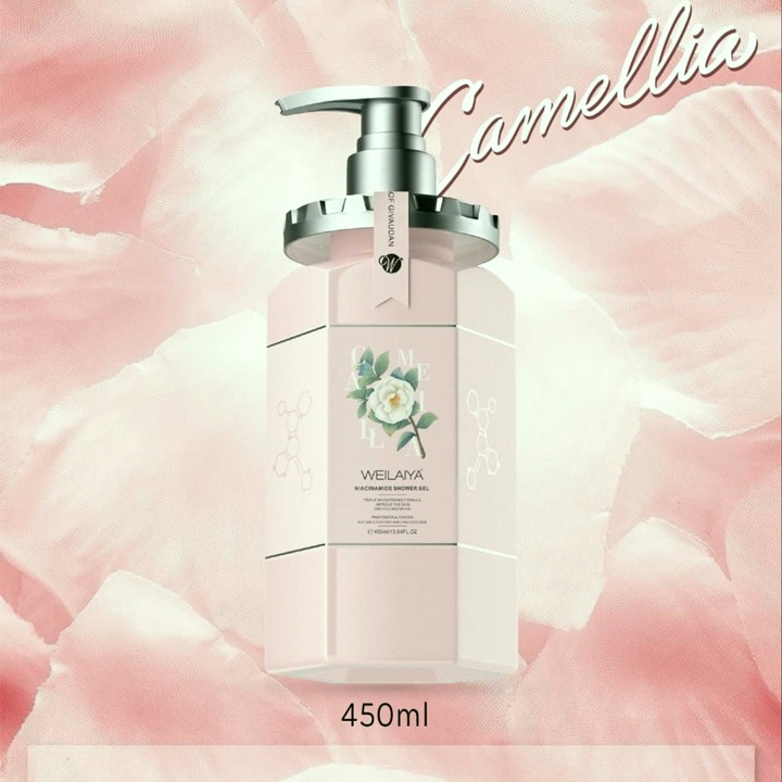 Sữa Tắm Trắng Da Hoa Trà Weilaiya Niacinamide Shower Ge-hàn