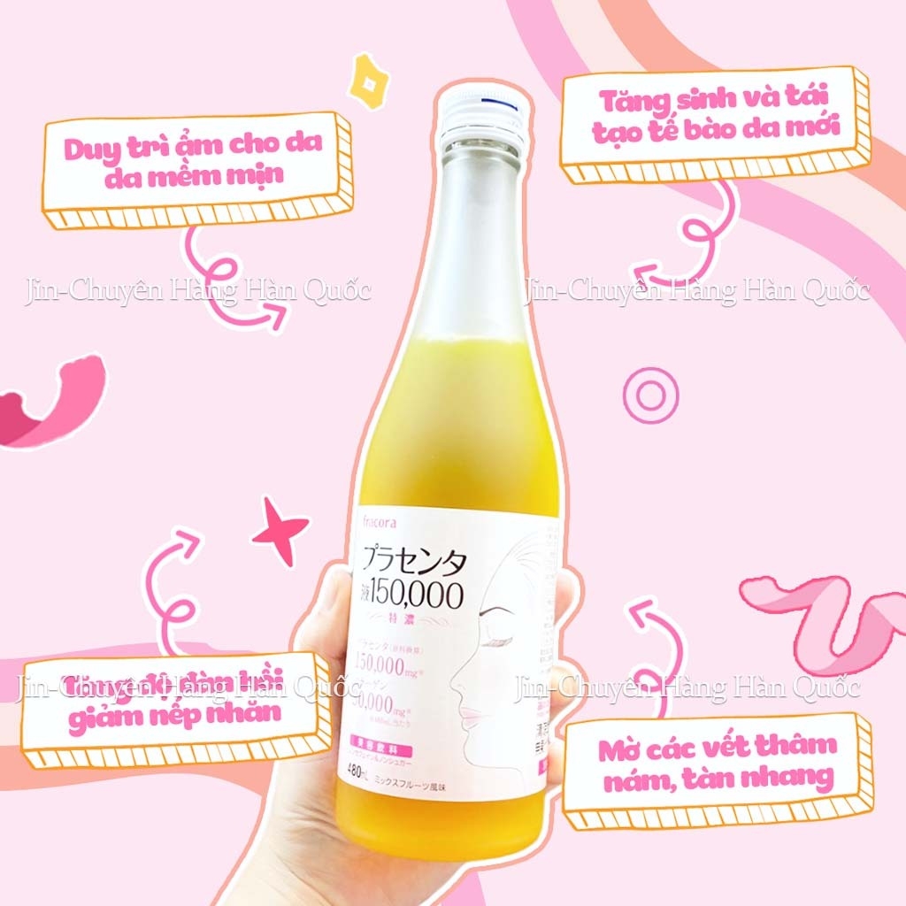 Nước Uống Nhau Thai Cừu FRACORA PLACENTA Nhật Bản