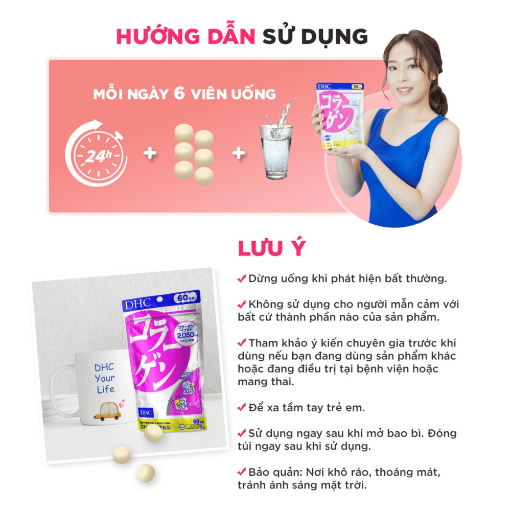 Viên uống DHC Collagen Nhật 360 viên