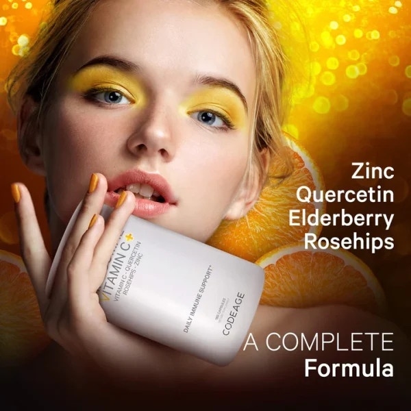 Viên uống vitamin C giúp tăng cường miễn dịch, chống oxy hóa CodeAge Vitamins Liposomal Vitamin C+ 180 viên