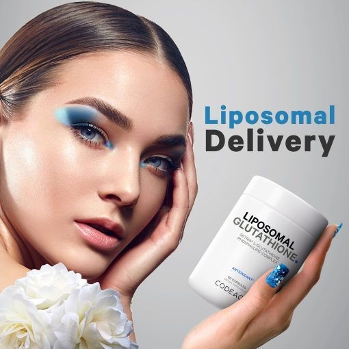 Viên uống trắng da CodeAge Liposomal Glutathione 500mg (60 viên)