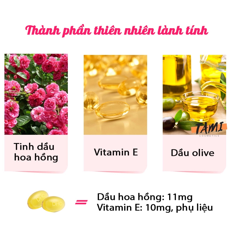 Viên Uống DHA Hoa Hồng Thơm Cơ Thể Nhật Bản