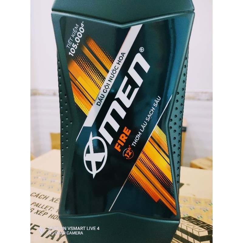 Dầu Gội Nước Dầu gội nước hoa X-Men Fire Active thơm mạnh mẽ 650g 180g