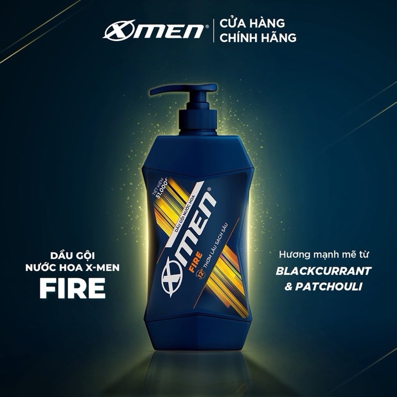Dầu Gội Nước Hoa Xmen Fire
