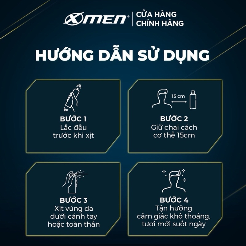 Lăn xmen 50ml và sịt khử mùi xmen hương nước hoa 140ml
