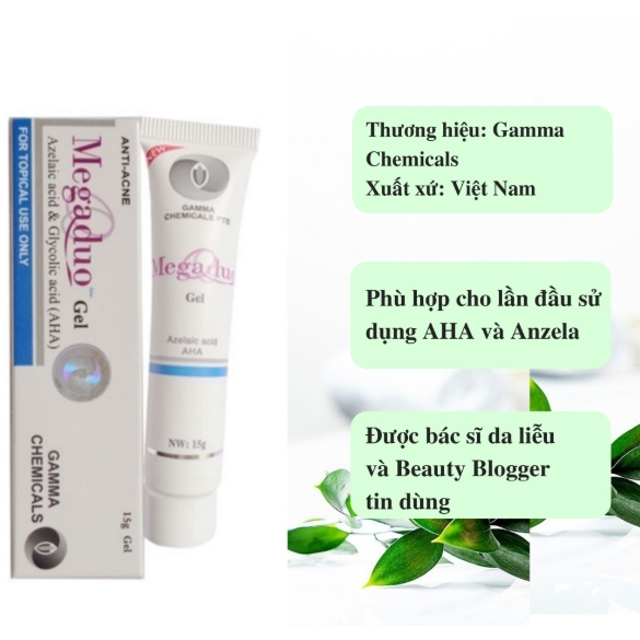 Gel ngừa mụn, mờ thâm Megaduo tuýp 15g- vn