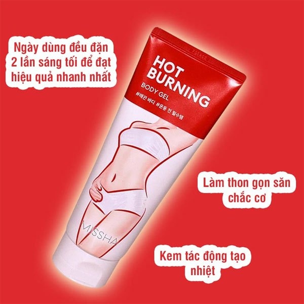 Gel massa tan mỡ bụng Missha Hàn Quốc
