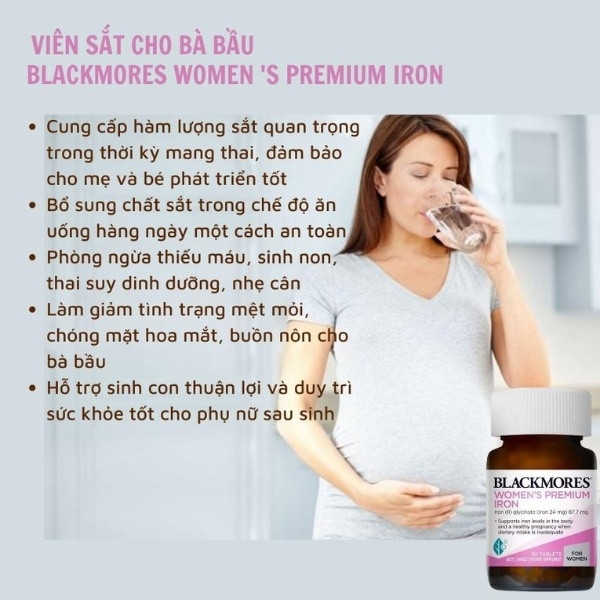 Viên uống bà bầu Blackmores Pregnancy Gold-úc