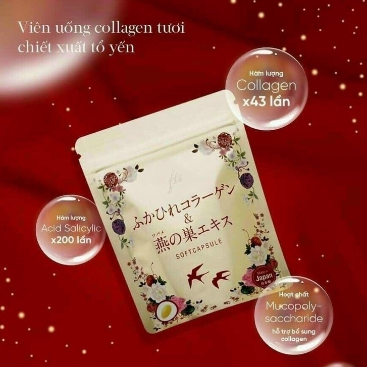 Viên uống Collagen tươi Nhật Bản