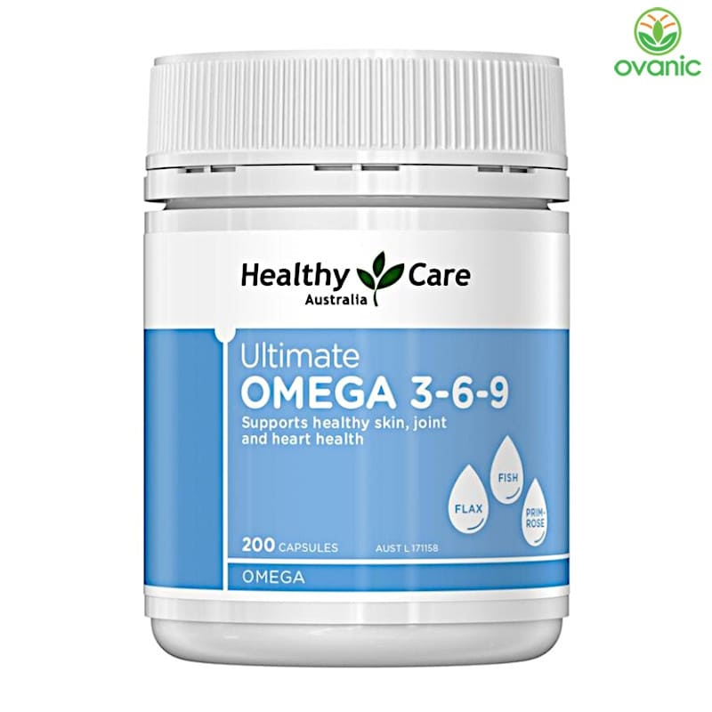 Healthy Care Viên Uống Hỗ Trợ Sức Khỏe Omega 3 6 9 Ultimate 200 Viên-ÚC