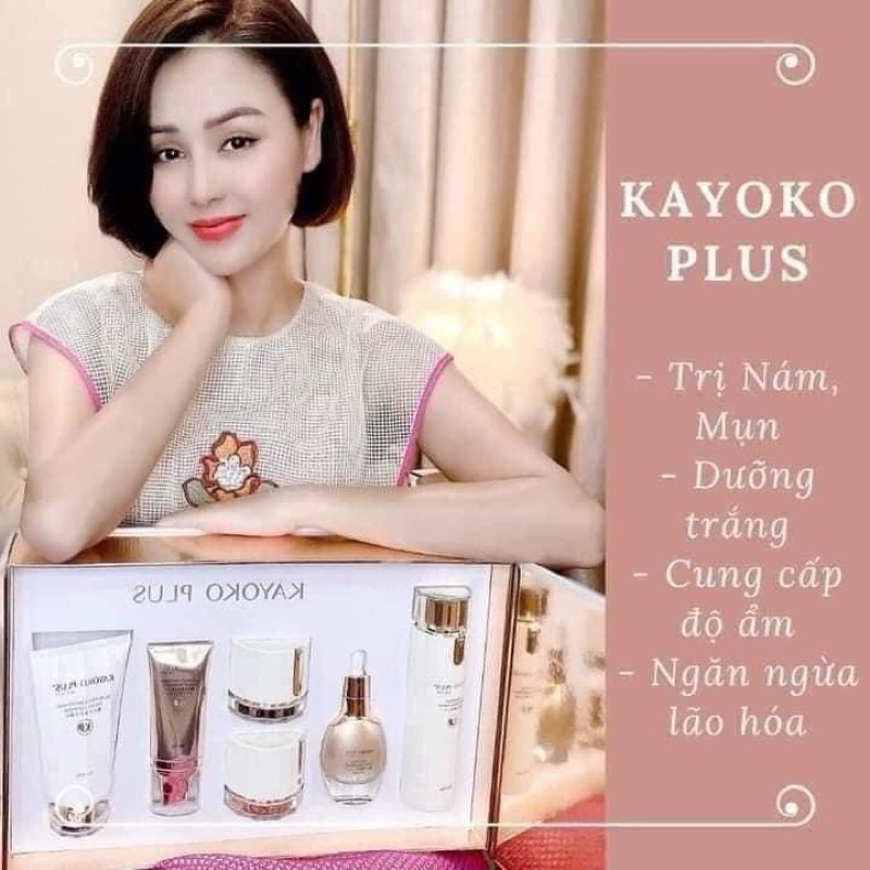Bộ trị nám tàn nhang cao cấp - KAYOKO VÀNG Mẫu Mới 6SP-nhật